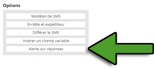 Ajout de l'option alerte sur réponse