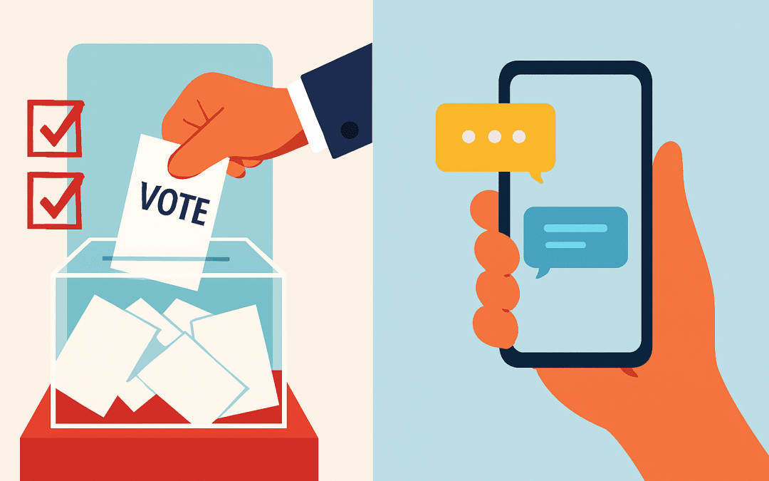 Envoyer des SMS pour une campagne électorale